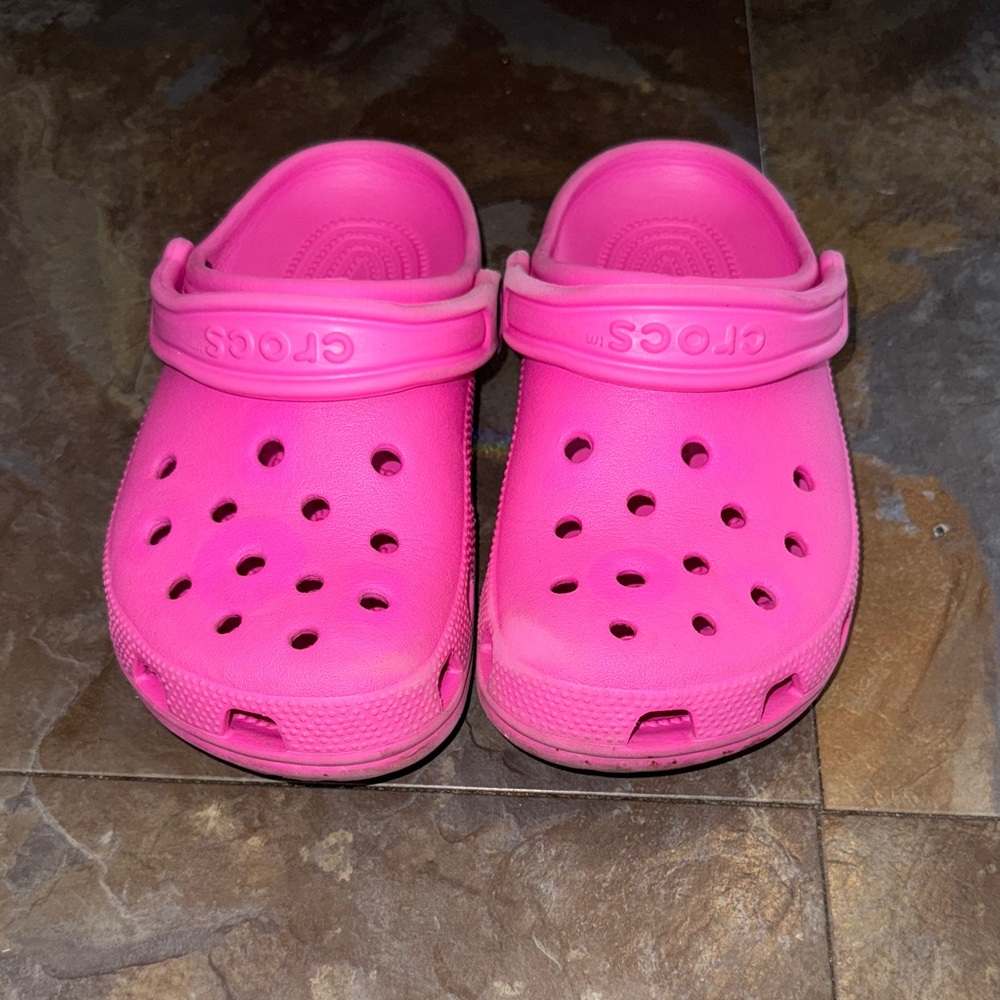 CROCS Women Bright Pink Sandals